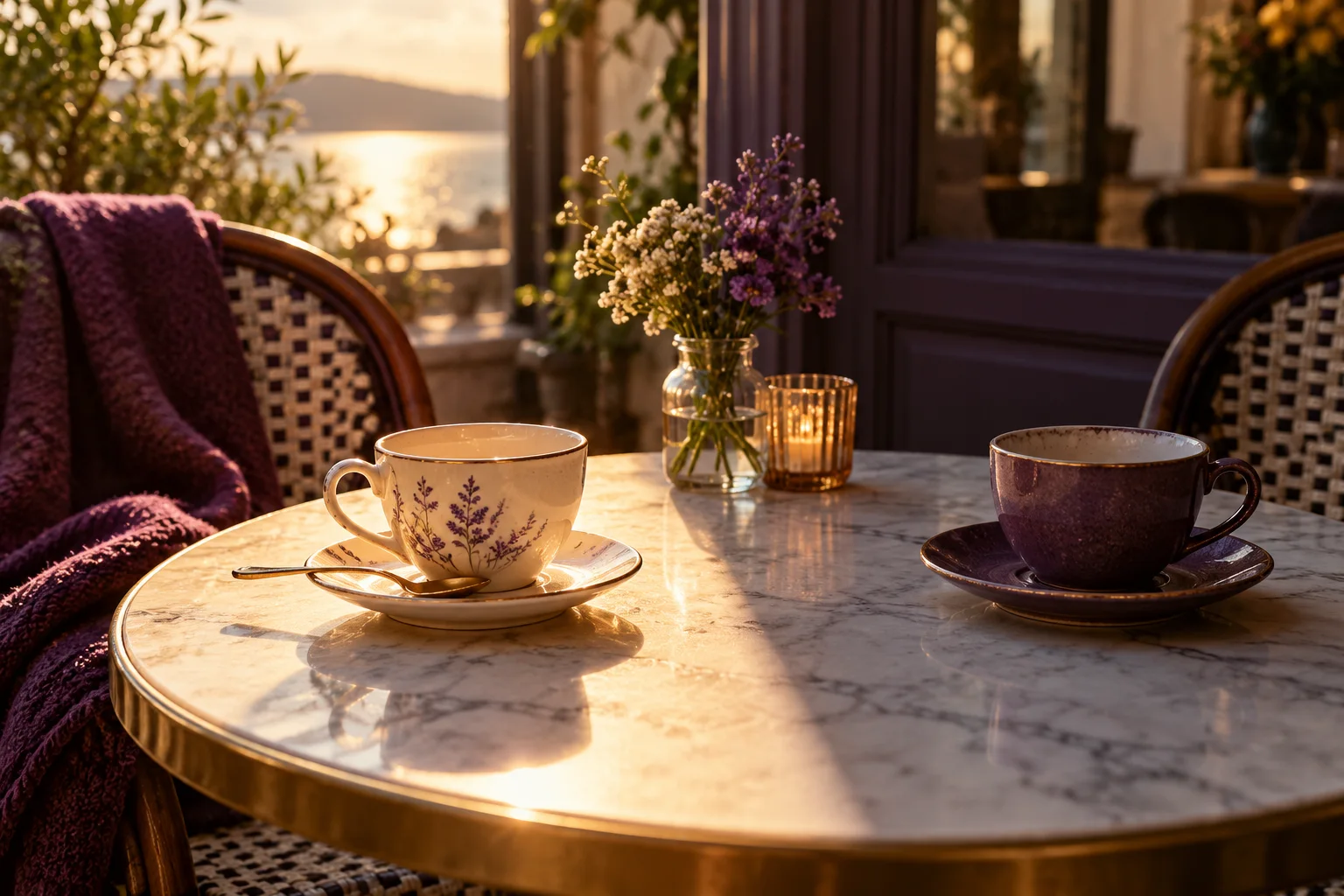 Strong chemistry, different needs: when attraction is not enough Two cups on a cafe table, one in warm sunlight and one in shade
