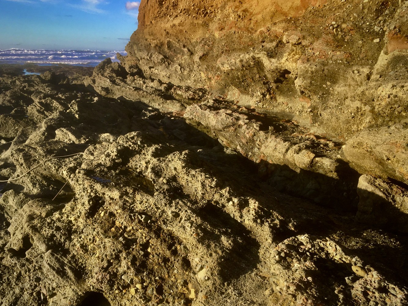 Fine place to break a leg! Low tide at ~minus 0.5 ft. North coast of SLO county. North of "Little Hawaii" beach. (50775346248)