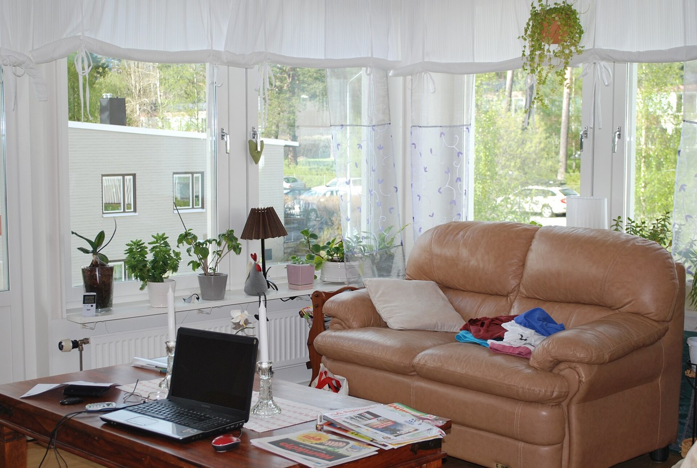 A furnished living room
