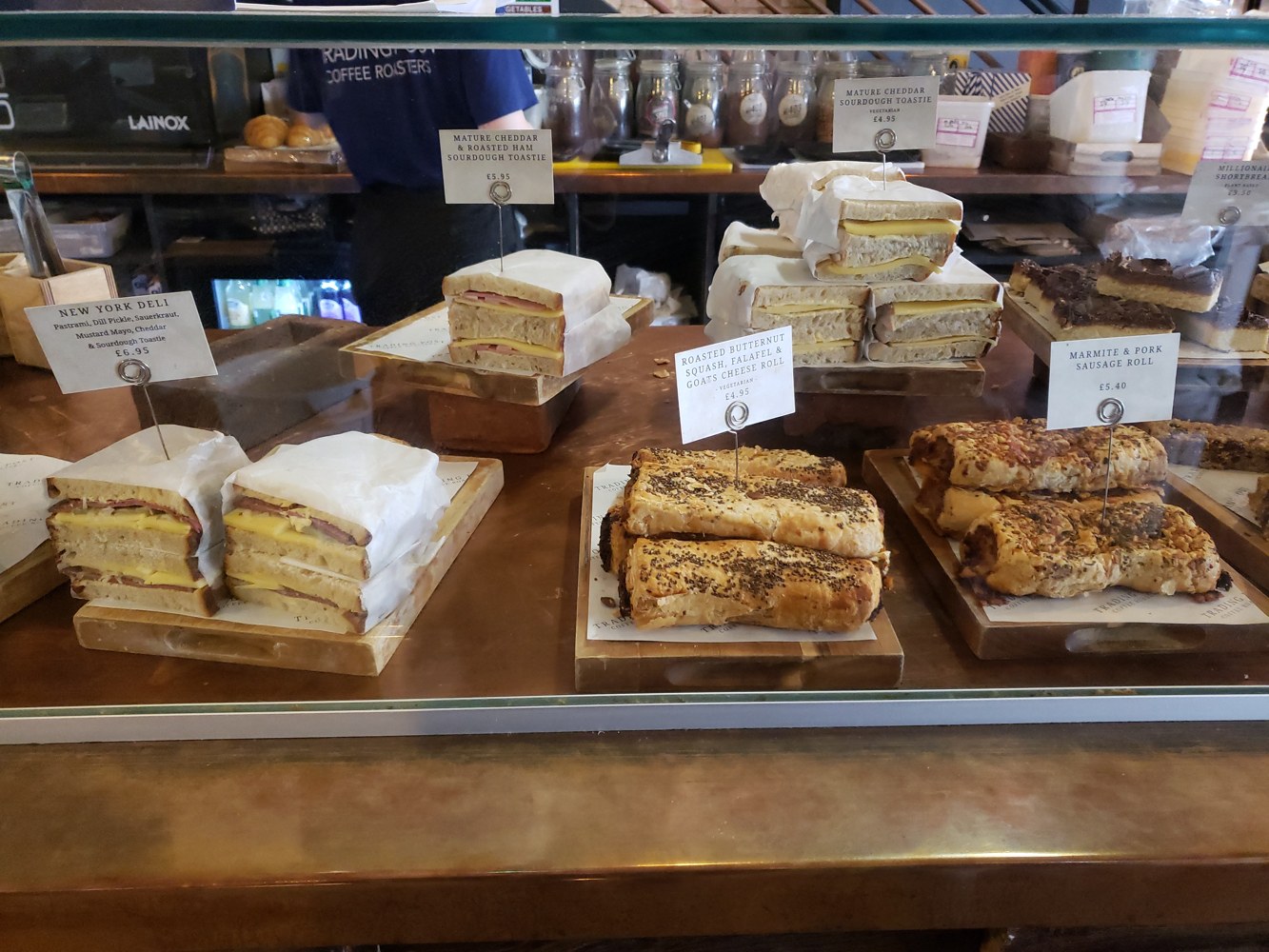 Food items on the counter of The Roastery 2024 04 05