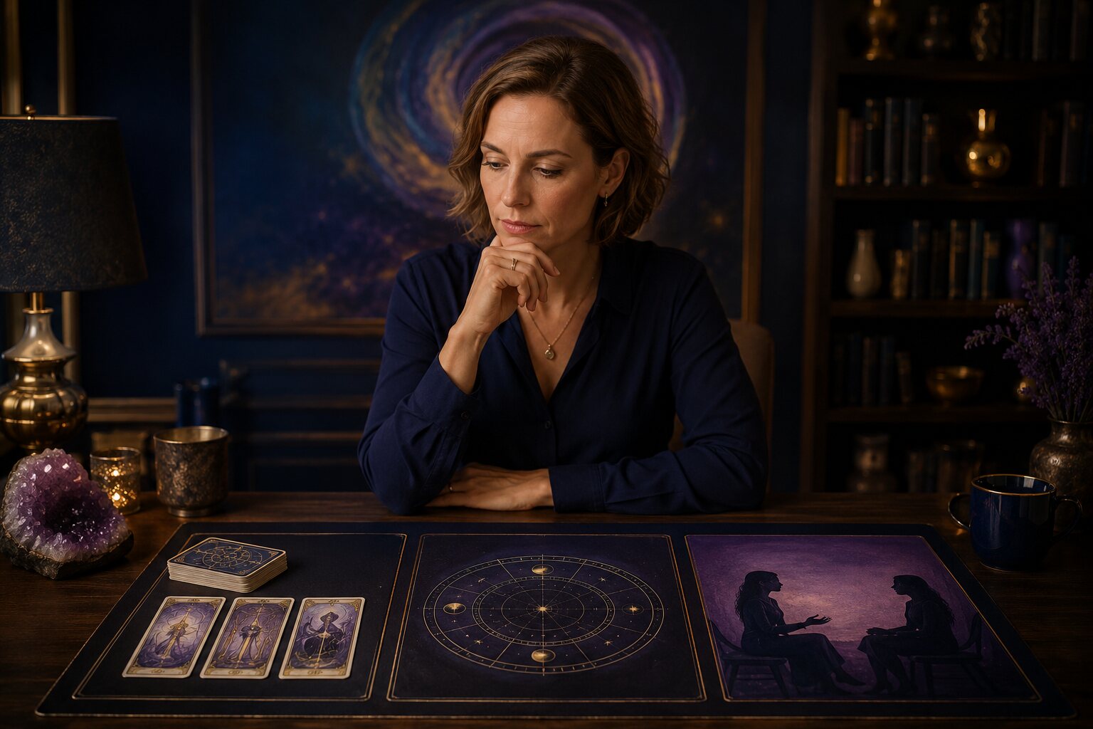 A symbolic comparison of love, career and general psychic reading choices