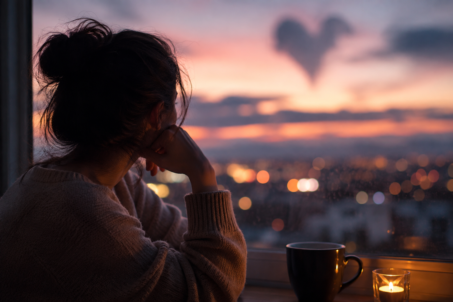 Woman reflecting on someone she cannot stop thinking about and seeking relationship clarity.